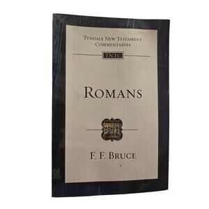 ROMANS F.F. BRUCE Tyndale New Testament Commentary Dark Academia Religion